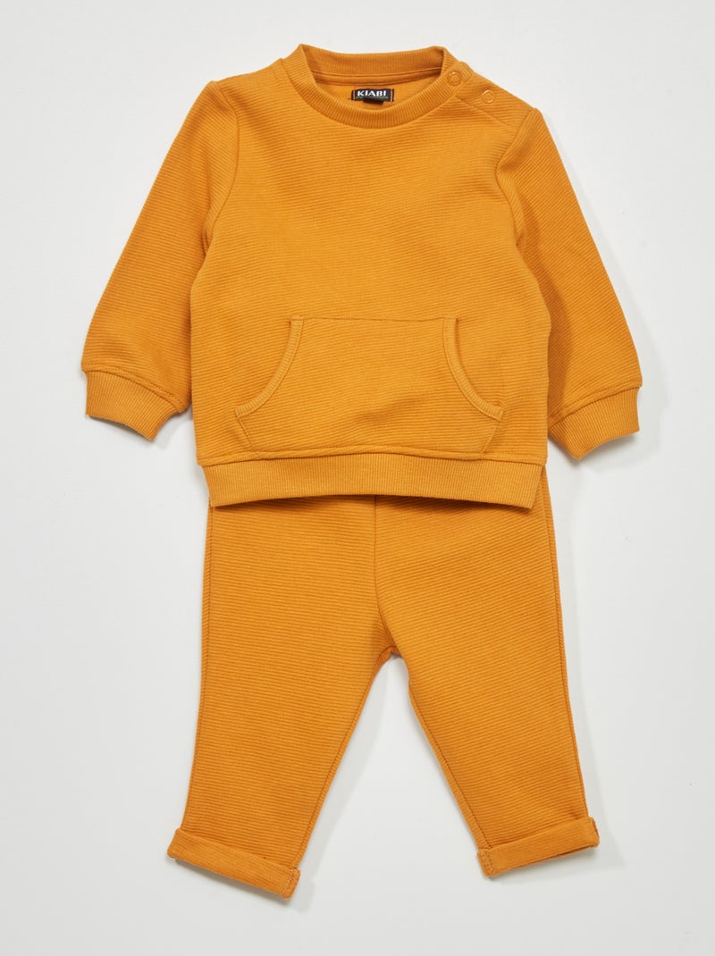 Conjunto de camiseta + pantalón de jogging  - 2 piezas AMARILLO - Kiabi