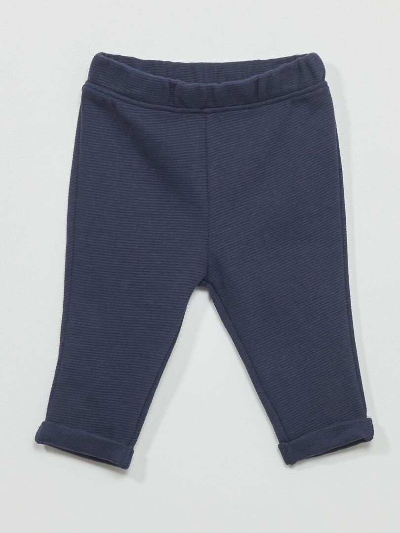 Conjunto de camiseta + pantalón de jogging  - 2 piezas negro iris - Kiabi