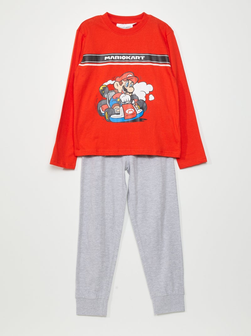 Conjunto de camiseta + pantalón 'Mario Kart' 'Nintendo' - 2 piezas ROJO - Kiabi