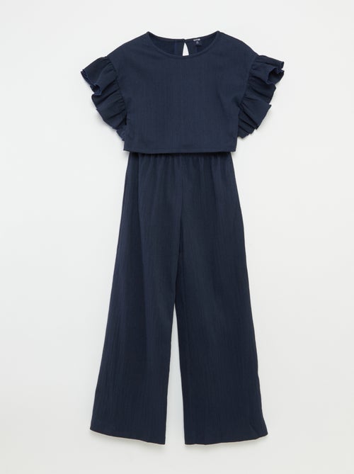 Conjunto de camiseta + pantalón vaporosos - 2 piezas - Kiabi
