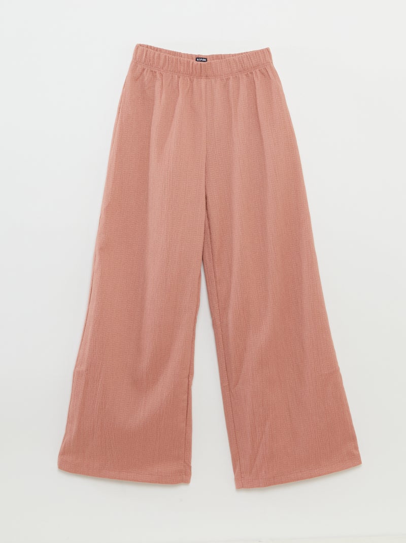 Conjunto de camiseta + pantalón vaporosos - 2 piezas ROSA - Kiabi