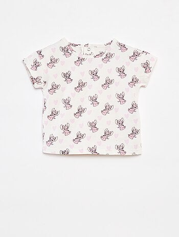 Conjunto de camiseta + peto vaquero 'Stitch'