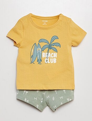 Conjunto de camiseta + short - 2 piezas