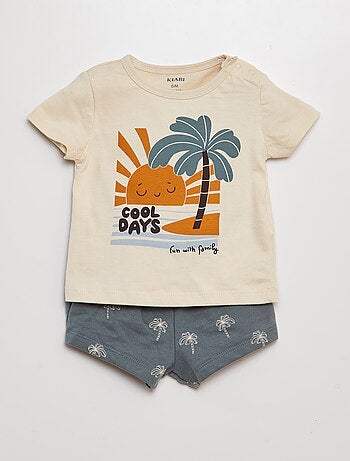 Conjunto de camiseta + short - 2 piezas