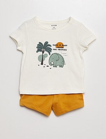 Conjunto de camiseta + short - 2 piezas