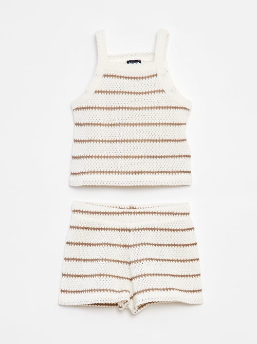 Conjunto de camiseta + short - 2 piezas - Kiabi