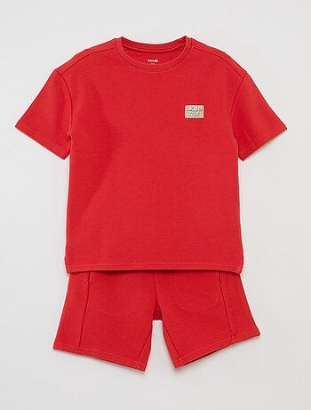 Conjunto de camiseta + short - 2 piezas