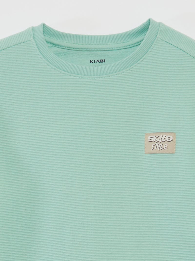 Conjunto de camiseta + short - 2 piezas VERDE - Kiabi