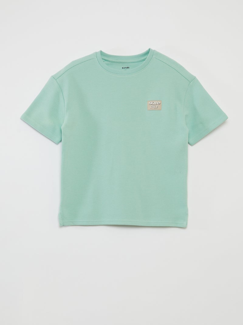 Conjunto de camiseta + short - 2 piezas VERDE - Kiabi