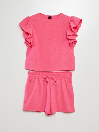 Conjunto de camiseta + short - 2 piezas