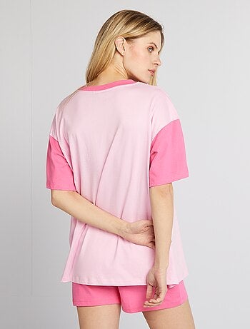 Conjunto de camiseta + short 'Barbie' - 2 piezas