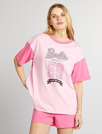 Conjunto de camiseta + short 'Barbie' - 2 piezas