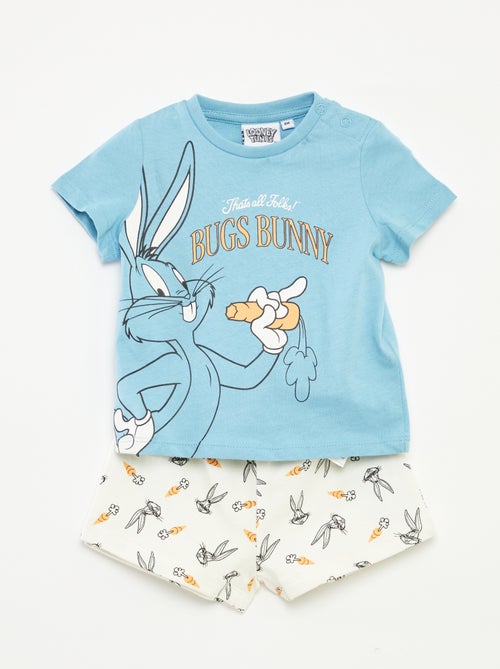 Conjunto de camiseta + short 'Looney Tunes' - 2 piezas - Kiabi