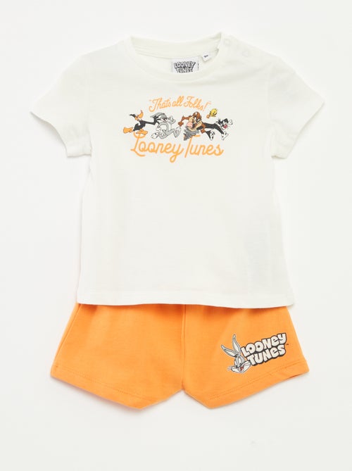 Conjunto de camiseta + short 'Looney Tunes' - 2 piezas - Kiabi