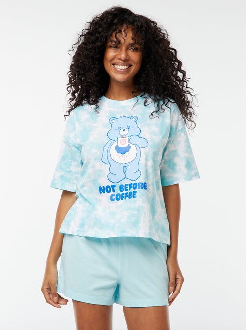 Conjunto de camiseta + short 'Osos amorosos' - 2 piezas - Kiabi
