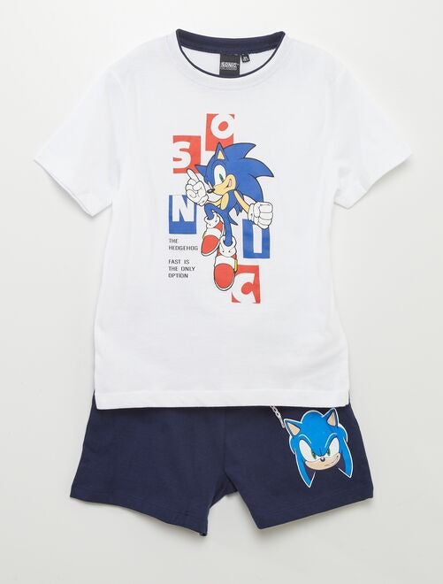 Conjunto de camiseta + short 'Sonic' - 2 piezas - Kiabi