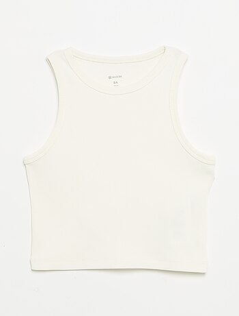 Conjunto de camiseta sin mangas + chaleco