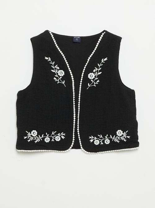 Conjunto de camiseta sin mangas + chaleco - Kiabi