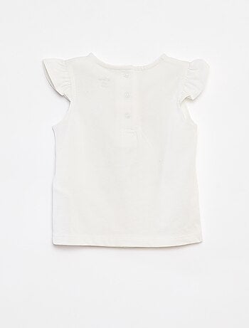 Conjunto de camiseta sin mangas + pantalón corto estampado 'Marie'