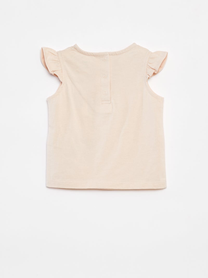 Conjunto de camiseta sin mangas + pantalón corto estampado 'Minnie' ROSA - Kiabi