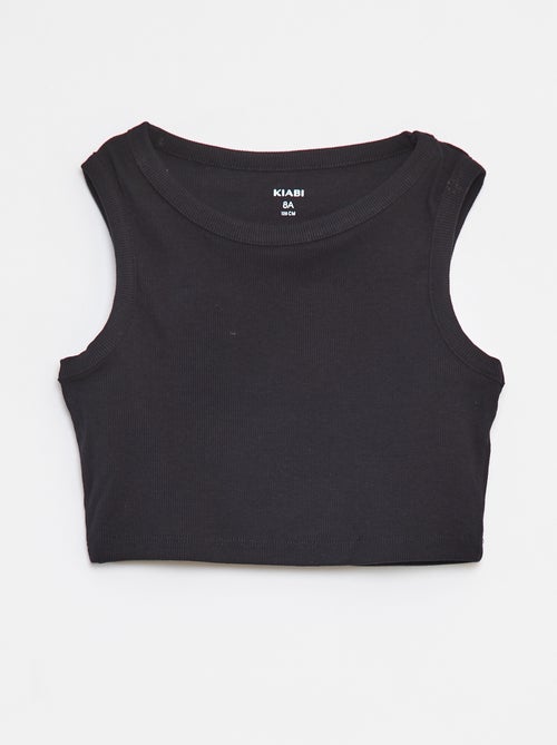 Conjunto de camiseta sin mangas + pantalón corto liso  - 2 piezas - Kiabi