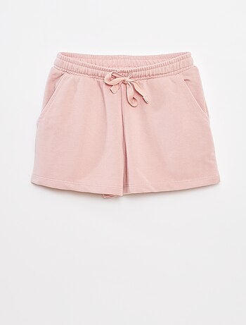 Conjunto de camiseta sin mangas + pantalón corto liso - 2 piezas