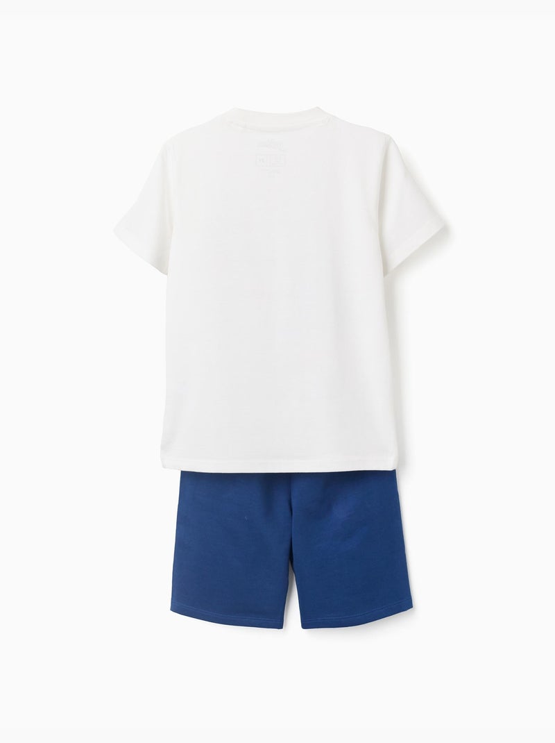 Conjunto de camiseta y pantalón corto con estampado de Spider-Man Azul oscuro - Kiabi