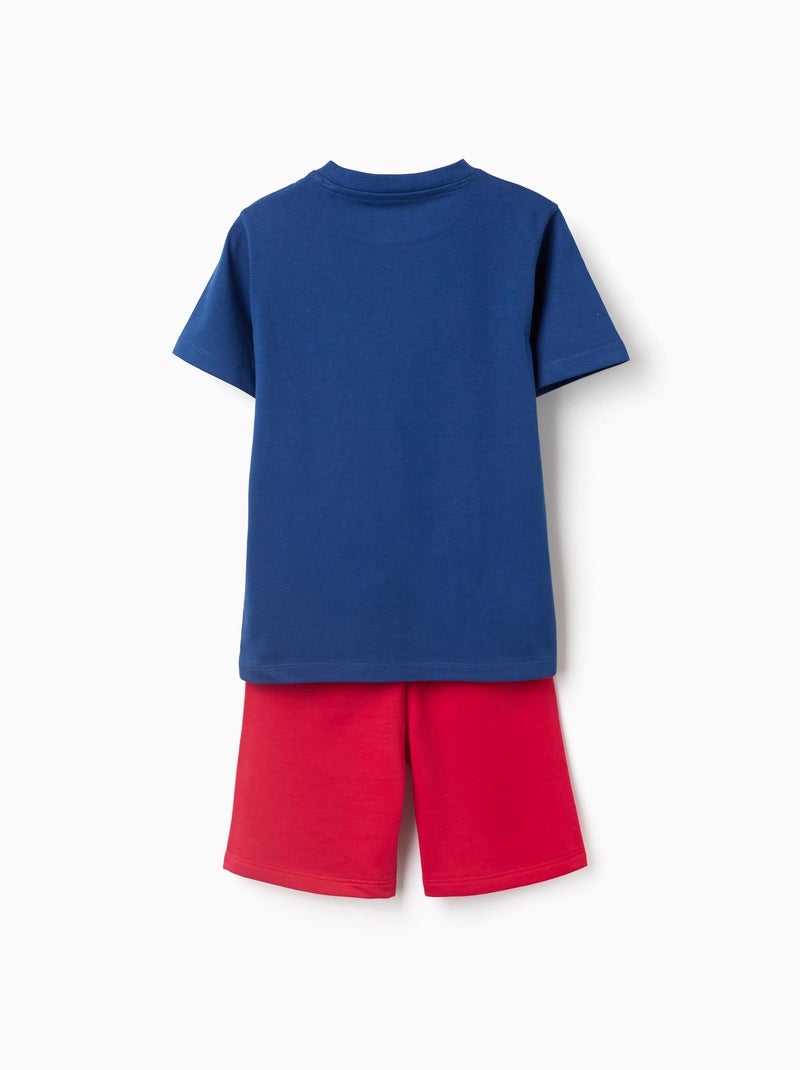Conjunto de camiseta y pantalón corto con estampado de Spider-Man Rojo - Kiabi
