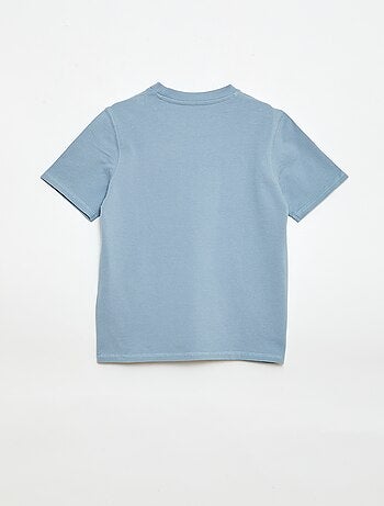 Conjunto de camiseta y pantalón corto de piqué de algodón