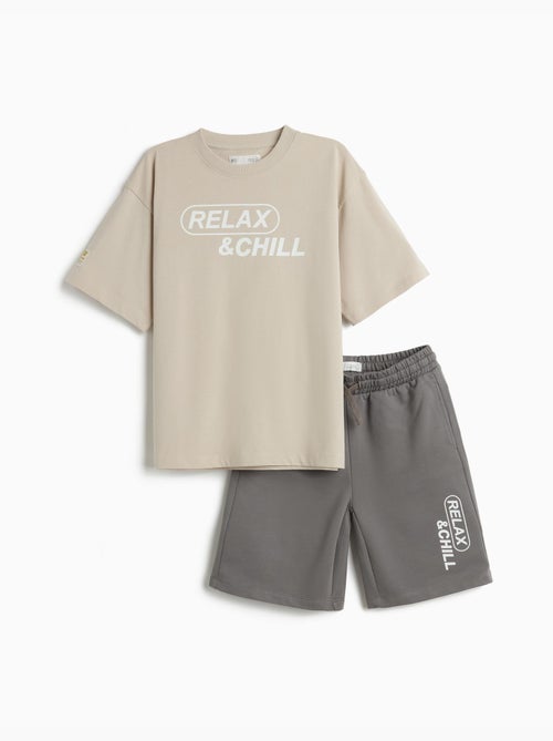 Conjunto de camiseta y pantalón corto, MO Fashion - Kiabi