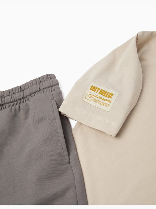 Conjunto de camiseta y pantalón corto, MO Fashion - Kiabi