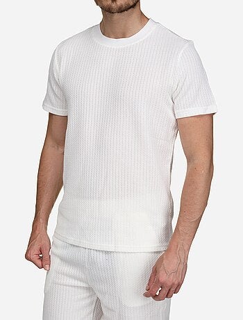 Conjunto de camiseta y pantalones cortos lisos y estampados - Frilivin