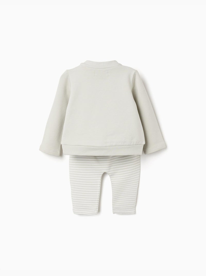 Conjunto de Camiseta y Pantalones de Algodón Verde claro - Kiabi