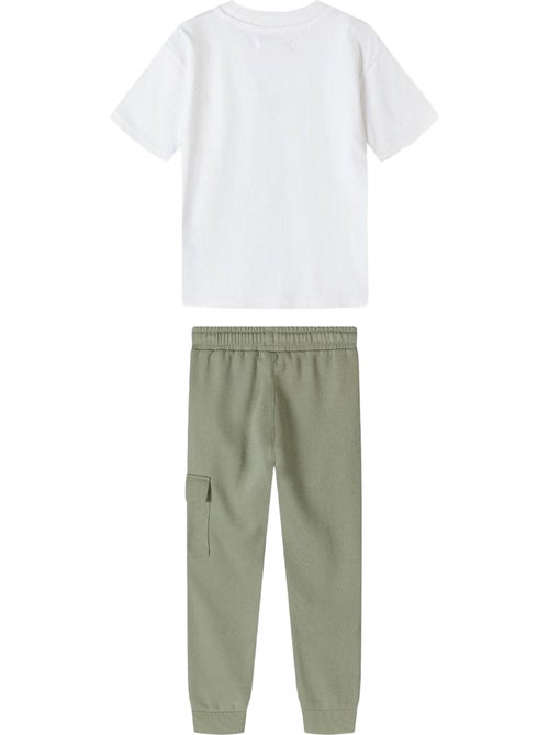 Conjunto de camiseta y pantalones de jogging de manga corta niños - minoti - Kiabi Conjunto de camiseta y pantalones de jogging de manga corta niños - minoti - Kiabi
