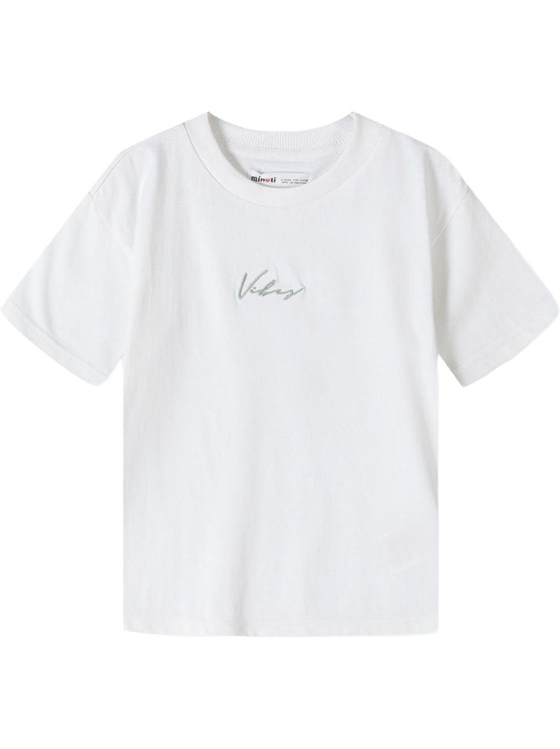Conjunto de camiseta y pantalones de jogging de manga corta niños - minoti Verde botella - Kiabi