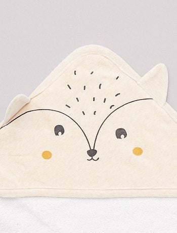 Conjunto de capa de baño y manopla - Kiabi