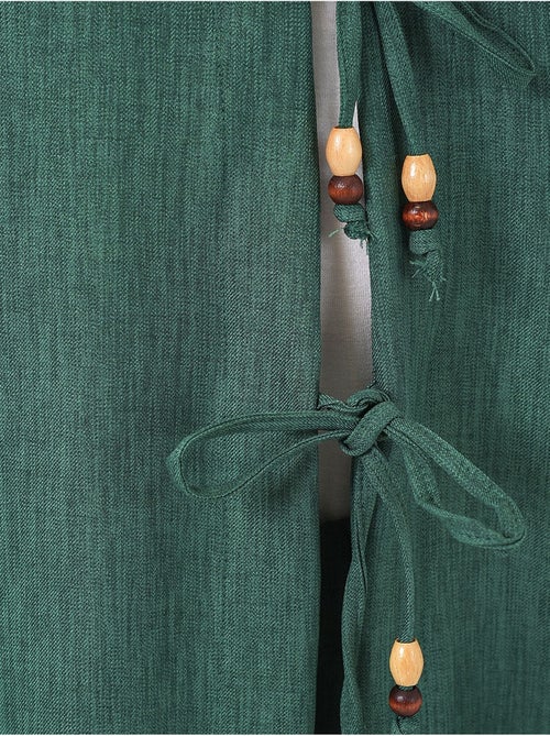 Conjunto de cárdigan con cuello de pico y pantalón de pierna ancha bdart - Kiabi Conjunto de cárdigan con cuello de pico y pantalón de pierna ancha bdart - Kiabi