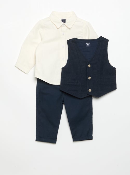 Conjunto de ceremonia de 3 piezas - Kiabi