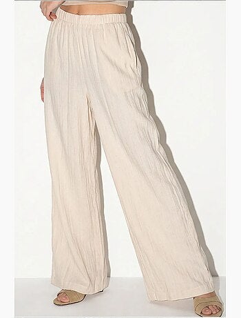 Conjunto de chaleco y pantalón ancho lucci