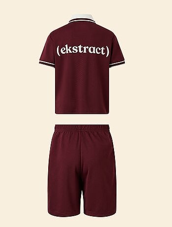 Conjunto de chándal camiseta + pantalón corto - (ekstract)