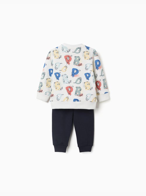 Conjunto de chándal con letras estampadas - Kiabi Conjunto de chándal con letras estampadas - Kiabi