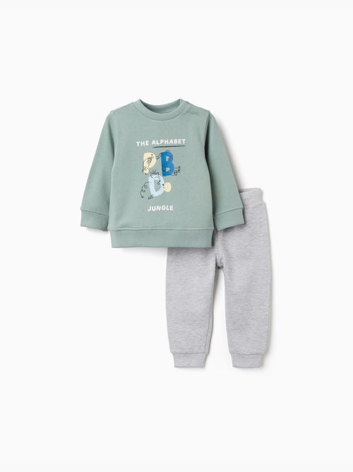 Conjunto de chándal con letras estampadas - Kiabi