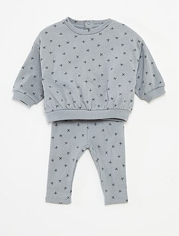 Conjunto de chándal con sudadera + legging - 2 piezas