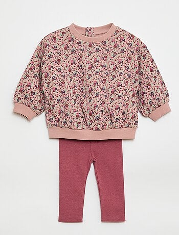 Conjunto de chándal con sudadera + legging - 2 piezas