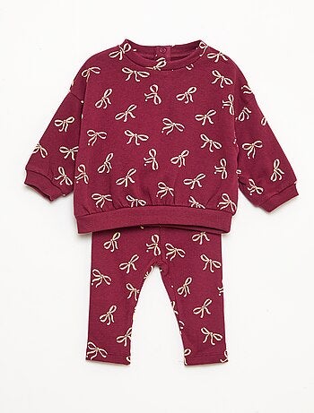 Conjunto de chándal con sudadera + legging - 2 piezas