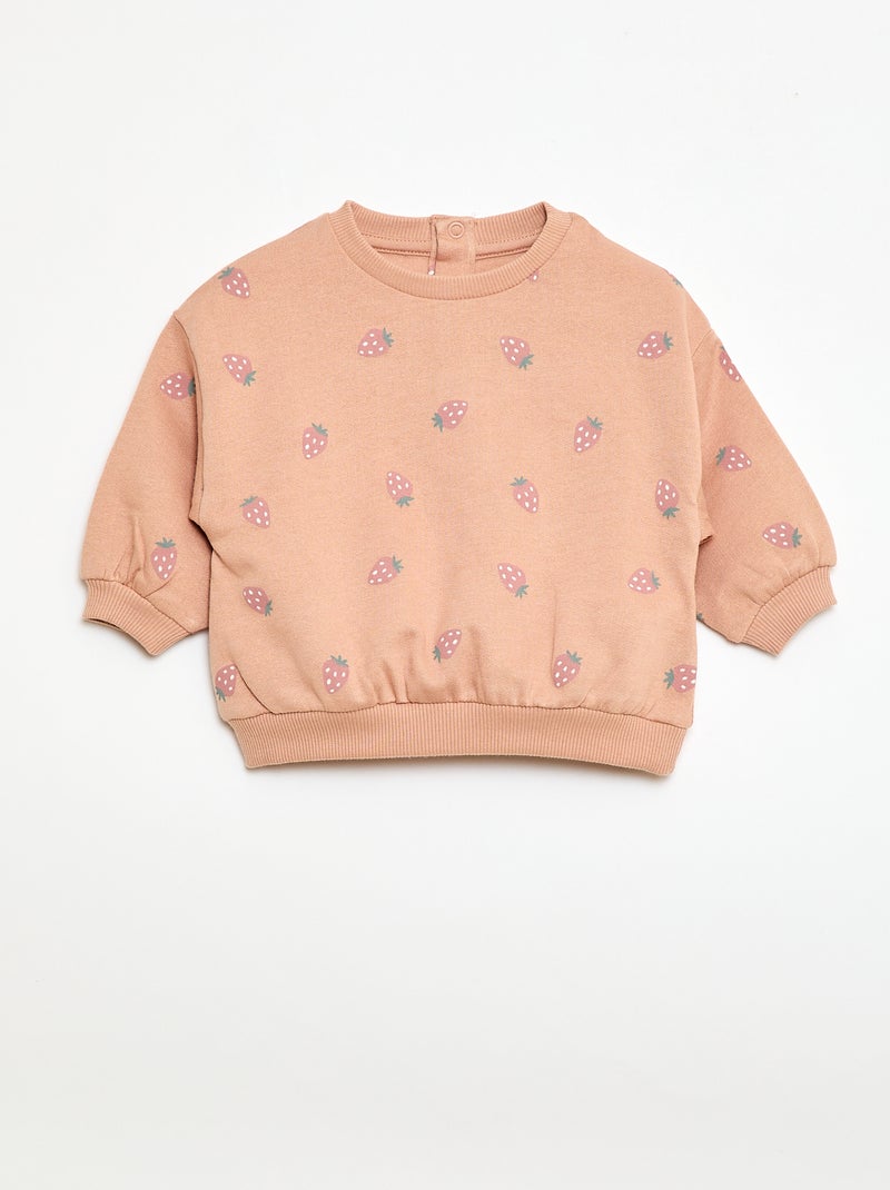 Conjunto de chándal con sudadera + legging - 2 piezas Rosa - Kiabi