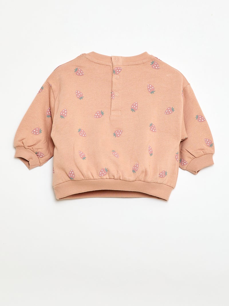 Conjunto de chándal con sudadera + legging - 2 piezas Rosa - Kiabi