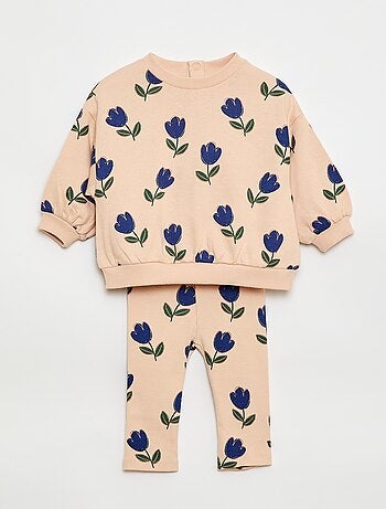 Conjunto de chándal con sudadera + legging - 2 piezas