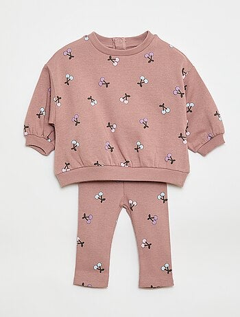 Conjunto de chándal con sudadera + legging - 2 piezas