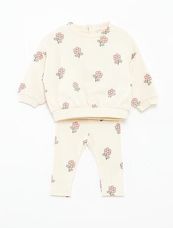 Conjunto de chándal con sudadera + legging - 2 piezas